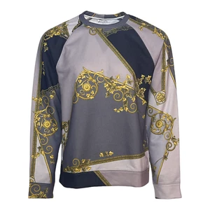 Versace Collection Men's Sweatshirt V8006870 VJ00580 Gray - BRAND NEW WITH TAG - Picture 1 of 2