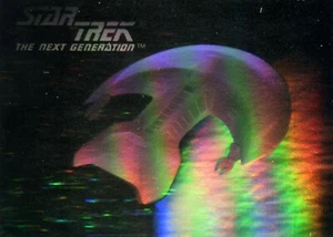 1992 Star Trek The Next Generation Hologram 04H Ferengi Marauder by Impel - Picture 1 of 2