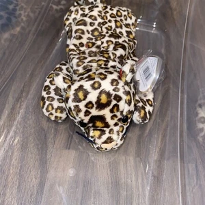 Ty Beanie Babies Freckles the Spotted Leopard Plush Animal 1996 with Tag protect - Picture 1 of 6