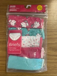 Girl's 5 Pack Briefs Underwear 100% Cotton Size 2T/3T - Picture 1 of 2