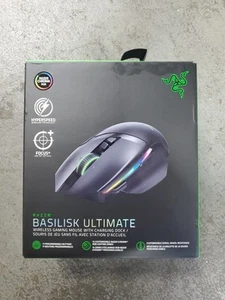 Souris gaming sans fil Razer Basilisk Ultimate Hyperspeed avec station de charge - Photo 1/3