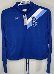 Nike Brooklyn Dodgers Women's Royal Cooperstown Half-Zip Pullover Size Large NWT - Picture 1 of 5