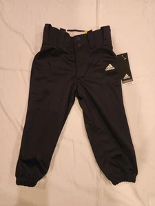 Adidas Climalite BLACK Baseball Softball Uniform Knicker Pants Boys/Girls 2XS - Picture 1 of 3