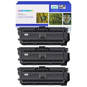 Toner noir 3 pièces CF360A 508A pour multifonction HP Color LaserJet Enterprise M577f M552dn - Photo 1/24
