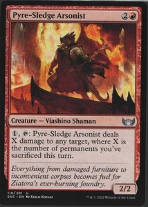 Pyre-Sledge Arsonist (118) Streets of New Capenna SNC MTG Magic - Picture 1 of 1