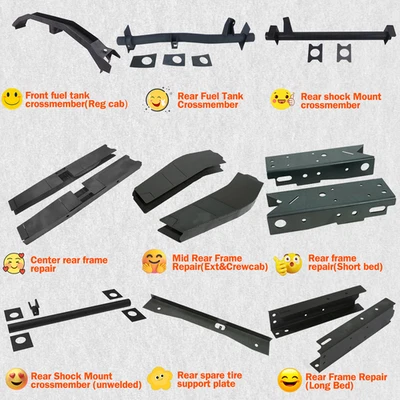 Frame Rust Repair&Crossmember Kit for 2007-2014 chevy Silverado &GMC Sierra 1500 - Image 1 of 4