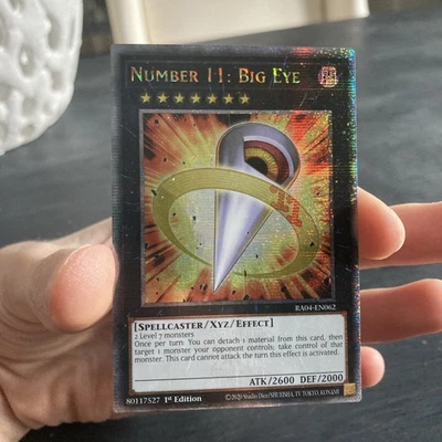Number 11: Big Eye (Quarter Century Secret Rare) RA04-EN062 NM - Image 1 of 4