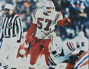 Steve Nelson New England Patriots Linebacker signiertes 8x10 Foto - Bild 1 von 1