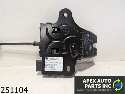 原始设备制造商 2017 雪佛兰迈锐宝 1.5 升后轮甲板盖锁闩锁激活器 — 第 1/4 张图片