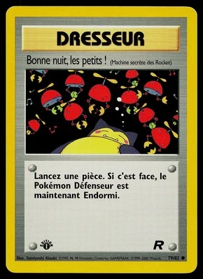 Pokemon Card - Sleep! 1st Edition Team Rocket FRENCH 79/82 - Image 1 of 2