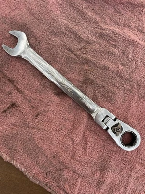 Llave de trinquete combinada de cabezal flexible reversible Blue Point By Snap On Tools 14 mm Foto 1 de 4
