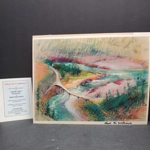 Reif Erickson - Above the Confluence - Signed Print California American River - Picture 1 of 9