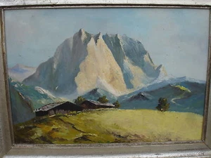 Vista montaña - óleo sobre madera - firmado - Imagen 1 de 1