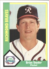 1990 Richmond Braves CMC #25 Brian Snyder