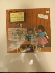 HARRY NILSSON - Pussy Cats 1974 JOHN LENNON Gatefold/Cut Corner - Picture 1 of 7