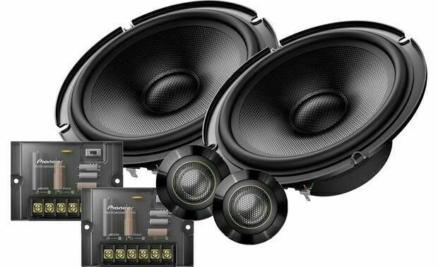 Pioneer TS-Z65CH 330W 2-Way Aramid Fiber IMPP Cone Speakers - Black