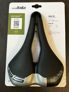 Selle Italia Max S5 Superflow 180x255mm L3 Alloy Rail Road Saddle (Black) - Picture 1 of 9