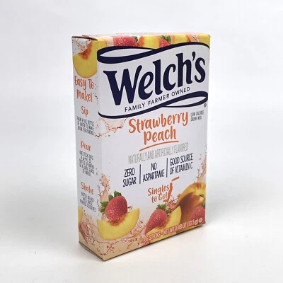 Welch's Zero Sugar Singles To Go Strawberry Peach Drink Mix 6 Count - Image 1 of 4