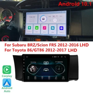For 2012-2016 Toyota GT 86 Subaru BRZ Stereo Radio 9" Android 10.1 Carplay Wifi - Picture 1 of 12