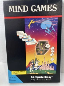 Mind Games Vtg Computer Game Big Box 1987 IBM PC ComputerEasy 3.5 Diskette - Picture 1 of 13