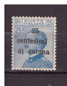 BRIEFMARKEN Dalmatien 1921-22 Überdruckt 25 c. auf 25 MNH ** UNI4 ° - Bild 1 von 1