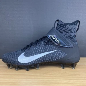 SZ 12.5W-14W Nike Alpha Menace Elite 2 WIDE Flyknit Football Cleats BV3298-001 - Picture 1 of 9