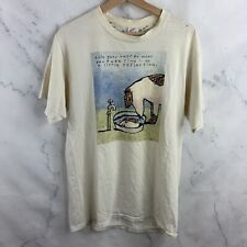 Richard Stine Vintage L Art T-Shirt Kunst Trikots geschlagen getragen dünn SELTEN USA