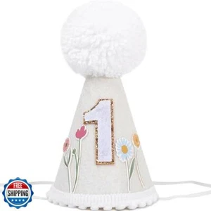 Wilde Blume 1. Geburtstag - Kleine Blumen Krone und Hut, Unsere LO 1. BD Teil - Bild 1 von 5
