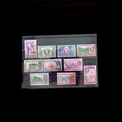 BRITISH HONDURAS Small Used Collection G079 Free Registered Mail - Image 1 of 2