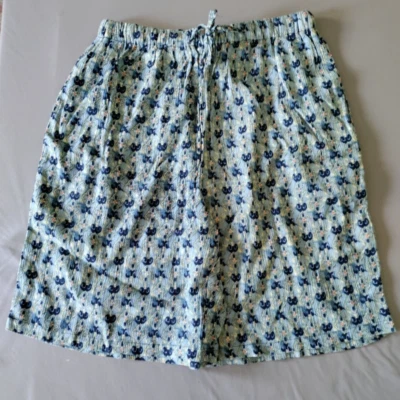 Hunt Club Mujer Cintura Elástica con Cordón Azul Pantalones Cortos Talla M -NUEVO- De Colección Foto 1 de 4