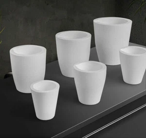 Ceramic Melting Crucible Cup Furnace Melting Casting Refining Gold Silver Copper - Picture 1 of 3