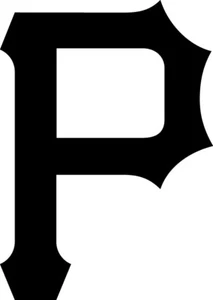 Pittsburgh Pirates "P" logo 3" Black or Yellow Vinyl Decal Truck Car Window - Picture 1 of 8