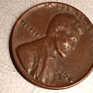 coin 1964d lincoln cent error coin letter L is on rim - Picture 1 of 2