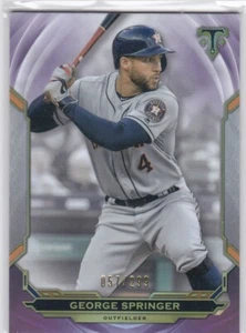 2019 TOPPS TRIPLE THREADS..GEORGE SPRINGER..AMETHYST../299..# 16..BLUE JAYS - Bild 1 von 1