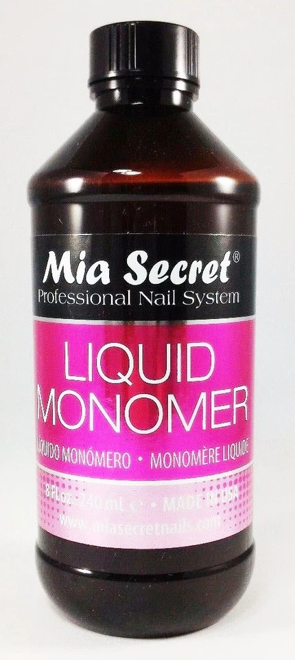 Sistema de uñas acrílico profesional Mia Secret monómero líquido 8 oz Foto 1 de 1