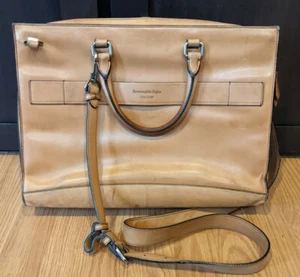 Ermenegildo Zegna Couture Leder Aktentasche - DISTRESSED (BESCHREIBUNG LESEN) - Bild 1 von 6