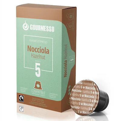 Gourmesso Hazelnut - 50 Nespresso Compatible Coffee Capsules $0.55/pod • 27.50£