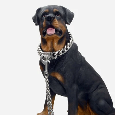 Dog Leash Anti-bite Stainless Steel Titanium Steel Chain Pet Supplies 19mm - Image 1 of 4