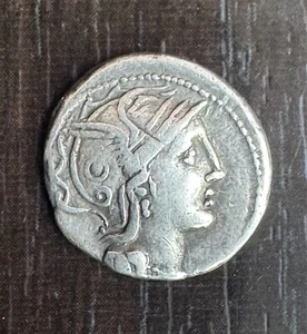 REPUBLIQUE ROMAINE - C. CLAUDIUS PULCHER 110-109 AV JC - DENIER - Picture 1 of 2