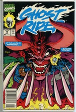 Ghost Rider 1990 series # 19 UPC code fine comic book