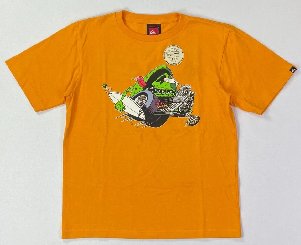 NEW Boy's Little Youth Quiksilver Short Sleeve Cotton T-Shirt 7X/XL - Image 1 of 1