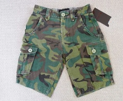 Nuevo Pantalón Corto Escolar Hurley Cargo Corman Cargo Camo (NIÑOS) RSHRT-501 Foto 1 de 4
