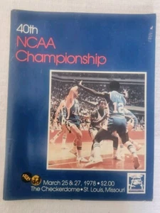 40º Programa del Campeonato de la NCAA 1978 ¡GUAU!! - Imagen 1 de 3