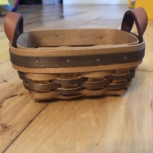 Bradford Basket Company Small Basket Handwoven Made In USA, 1996 - Bild 1 von 5