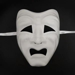 Máscarada de Halloween sin pintar hágalo usted mismo Máscara de Halloween Disfraz Máscara de Halloween Artesanías - Imagen 1 de 4