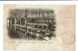 CCPA-Carte Postale FRANCE-Salon d'un steamer de la Cie générale Transatlantique- - Picture 1 of 2