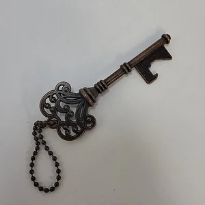 Retro Victorian Inspired 3" Skeleton Key Antique Copper Finish - Picture 1 of 5