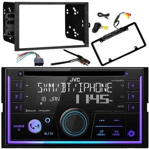 JVC AM/FM USB/AUX Receiver, Install Dash Kit, Camera, Harness, Antenna Adapter - Picture 1 of 6
