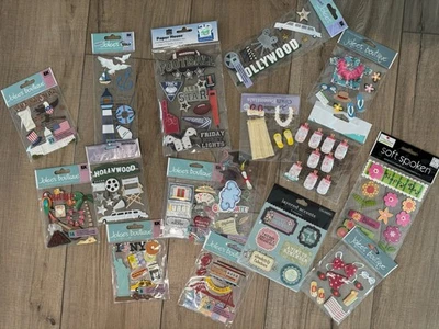 Scrapbook Set Lot - Stickers - Last Lot Mixed Themes 3D Dimensional Destination - Image 1 of 3
