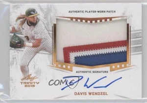 2019 Leaf Trinity Patch Auto Davis Wendzel #PA-DW1 Patch Auto - Picture 1 of 3